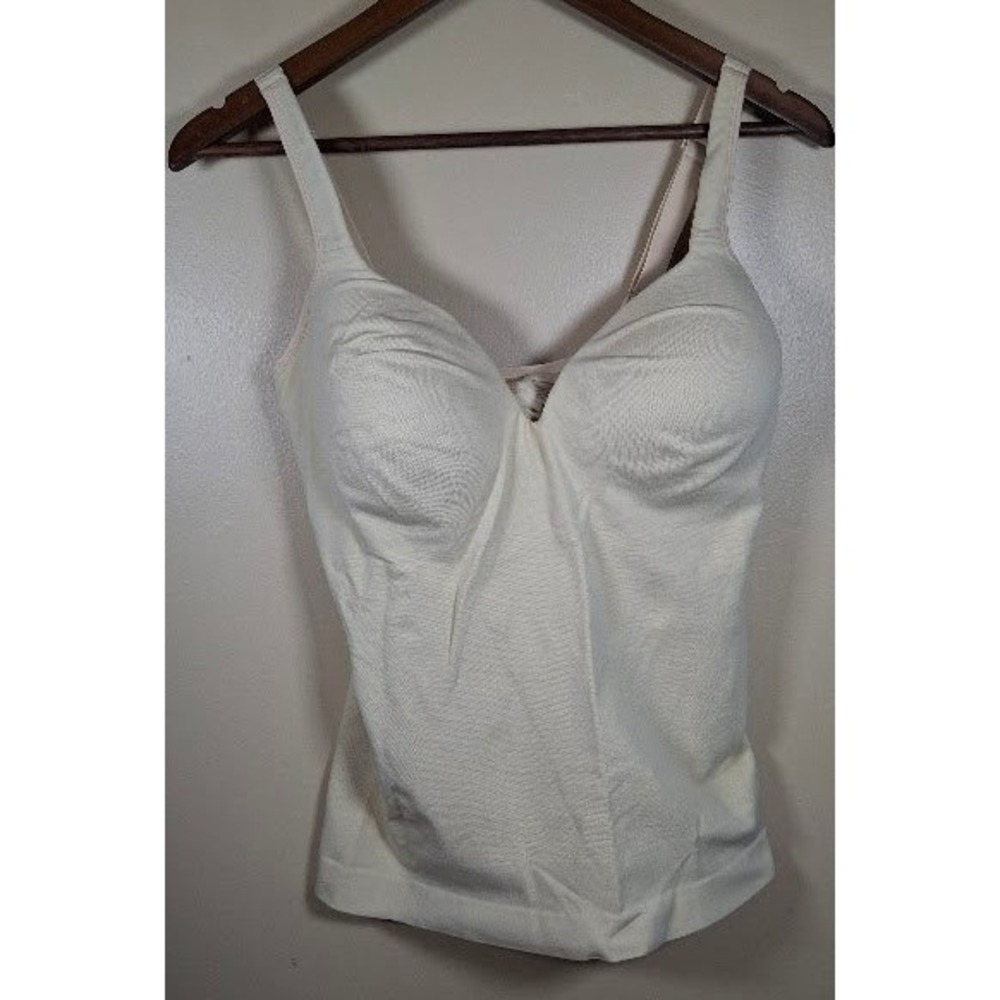 NWT Shapermint Essentials Sweetheart Built-In Bra Shaper Cami Cream XL 62206